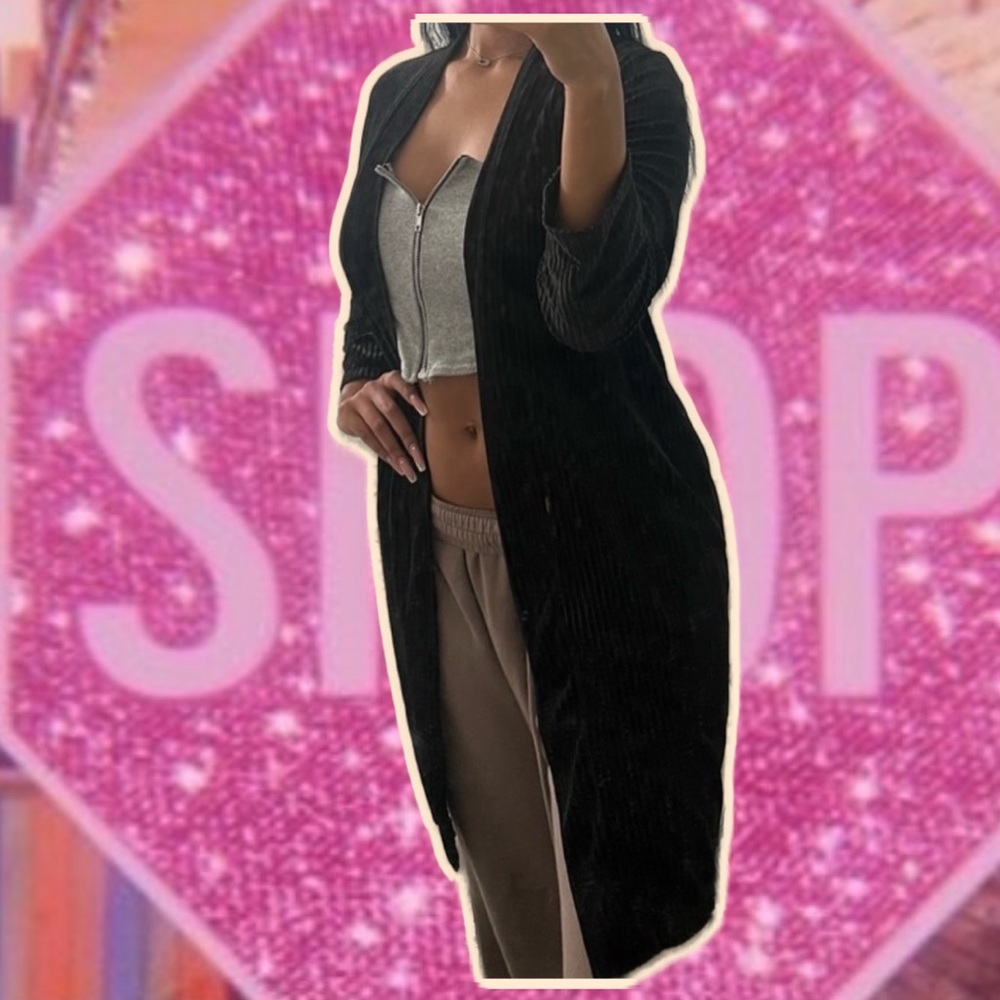 Satin Women’s Long Cardigan